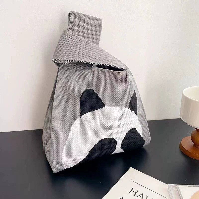 Knitted handbag