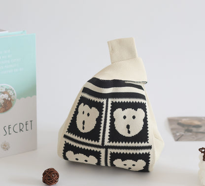 Knitted handbag