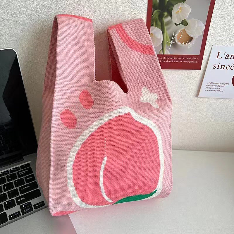 Knitted handbag