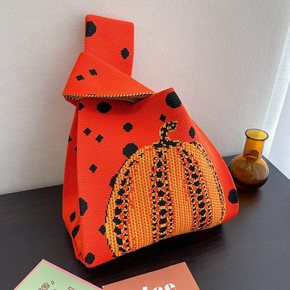 Knitted handbag