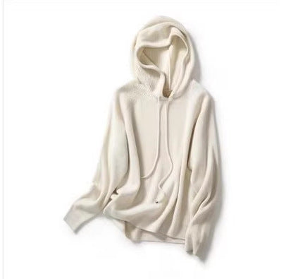 Knitted hoodie