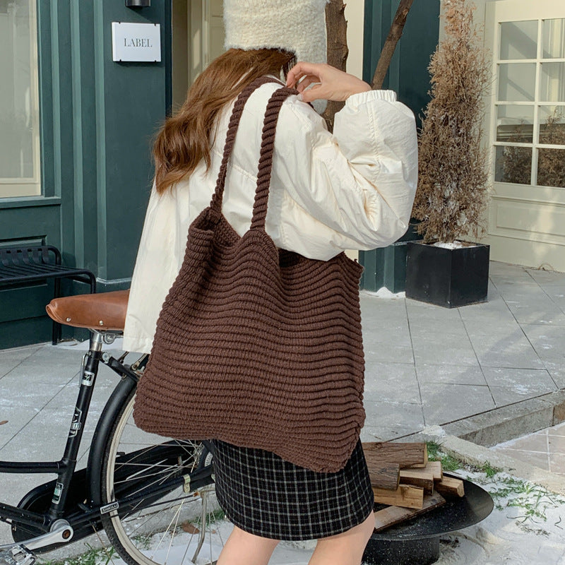 Knitted Large Capacity Handbag