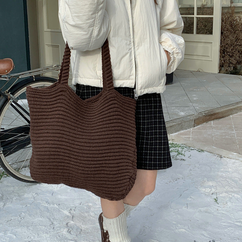 Knitted Large Capacity Handbag