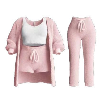 Knitted plush set