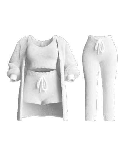 Knitted plush set