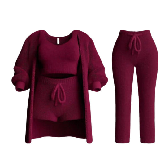 Knitted plush set