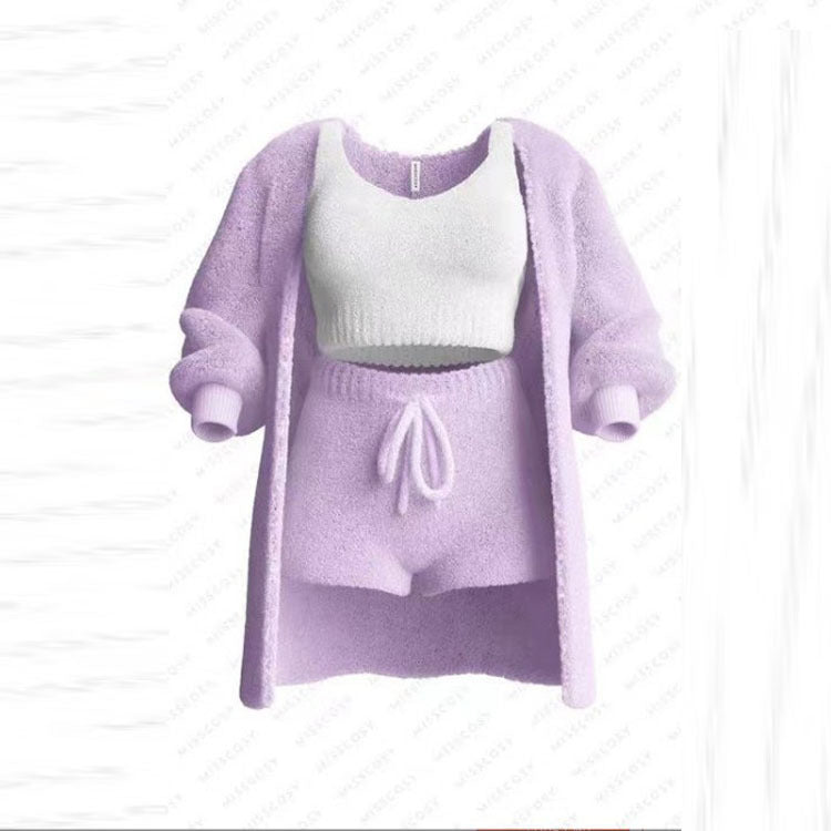 Knitted plush set