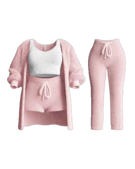 Knitted plush set