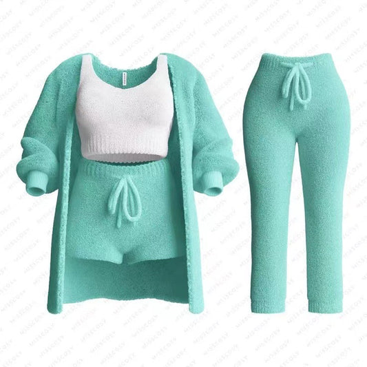 Knitted plush set