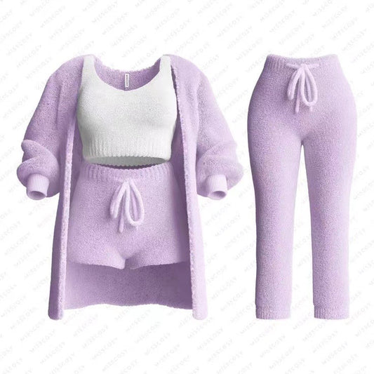 Knitted plush set