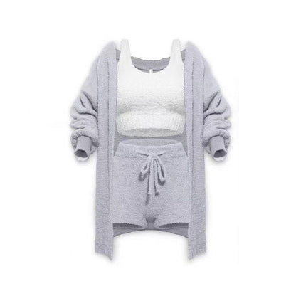 Knitted plush set
