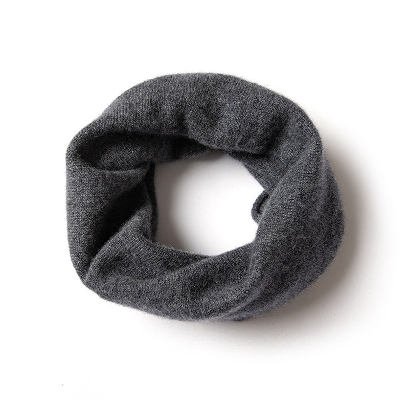 Knitted Pure Cashmere Neck Warmer Scarf