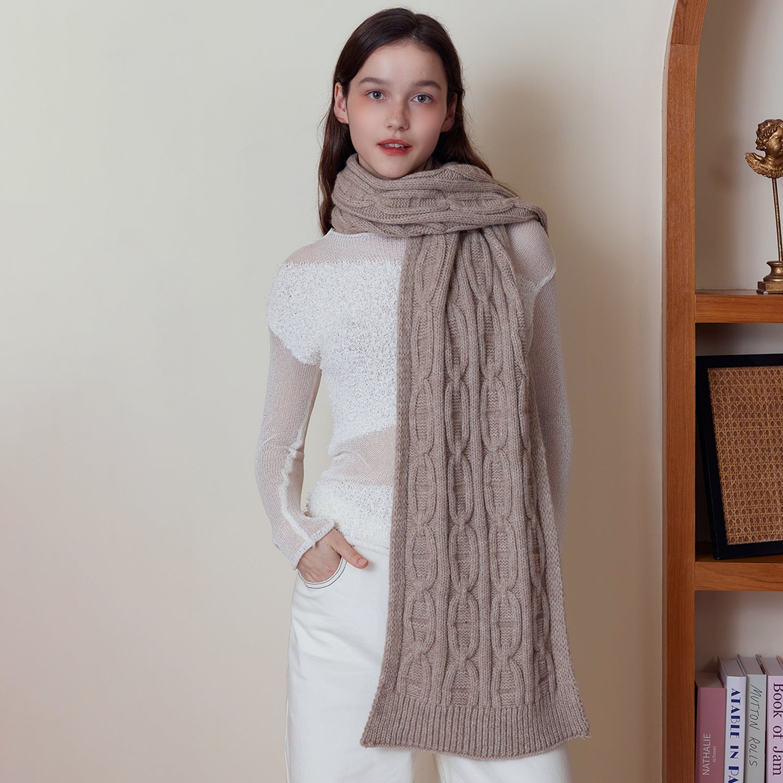 knitted scarf