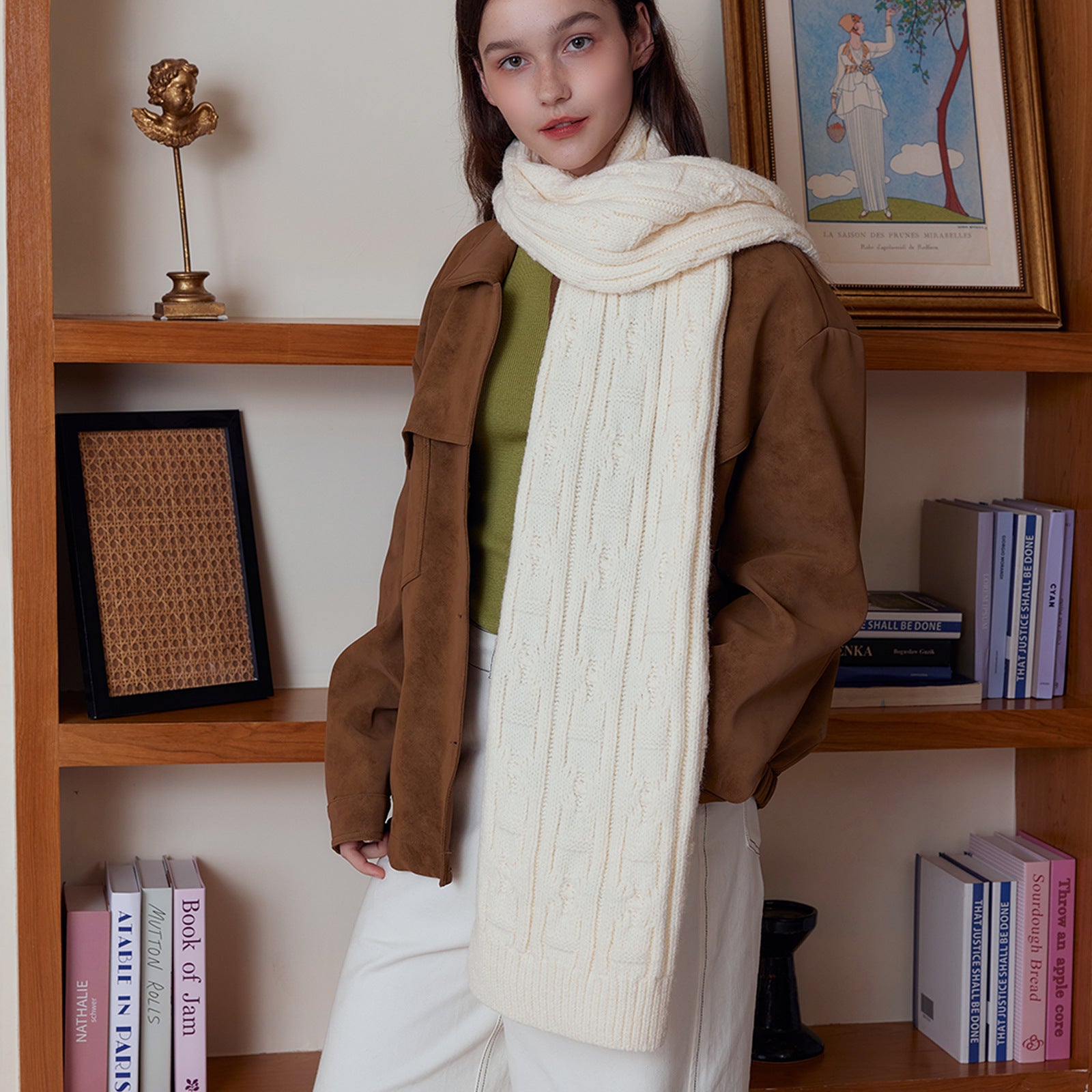 knitted scarf