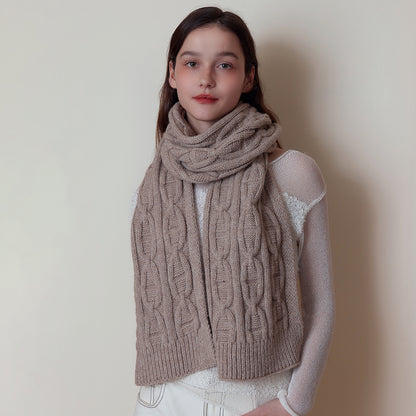 knitted scarf