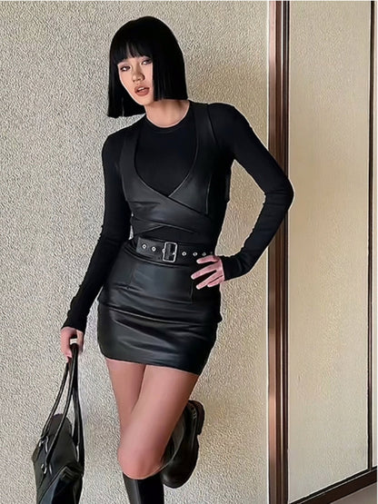 Knitted suit