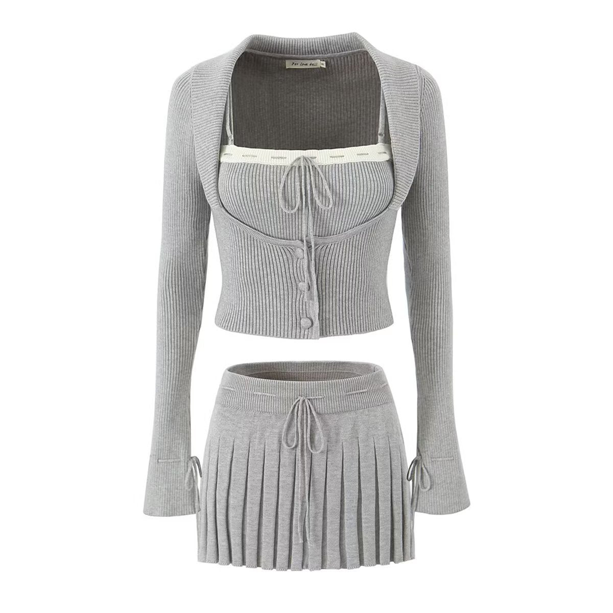 Knitted suit set