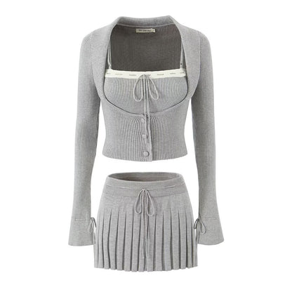 Knitted suit set