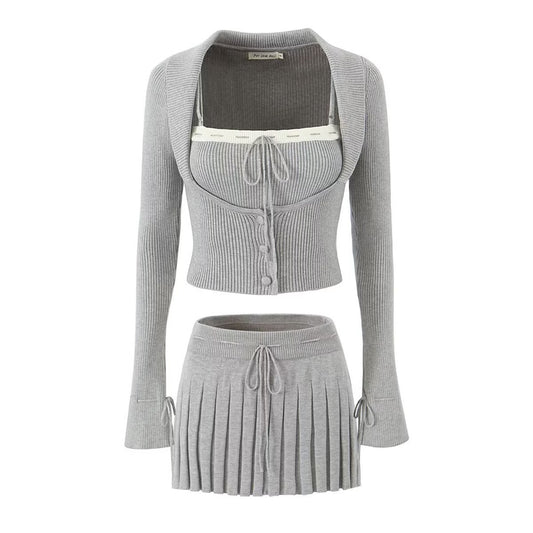 Knitted suit set