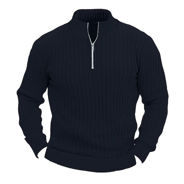 Knitted sweater coat