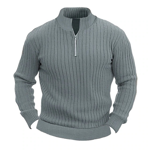 Knitted sweater coat
