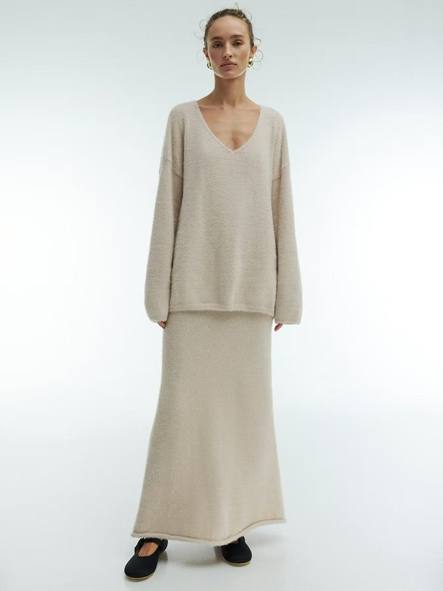 Knitted Sweater Set