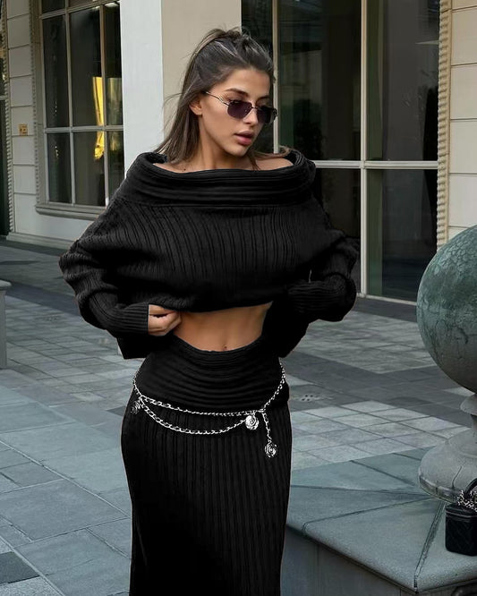 Knitted Sweater Set