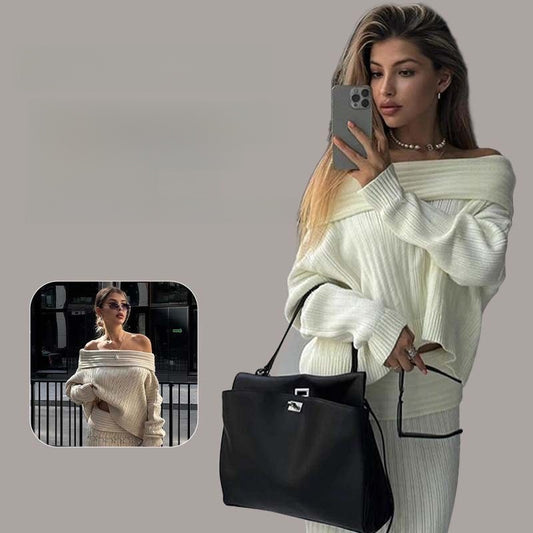 Knitted Sweater Set
