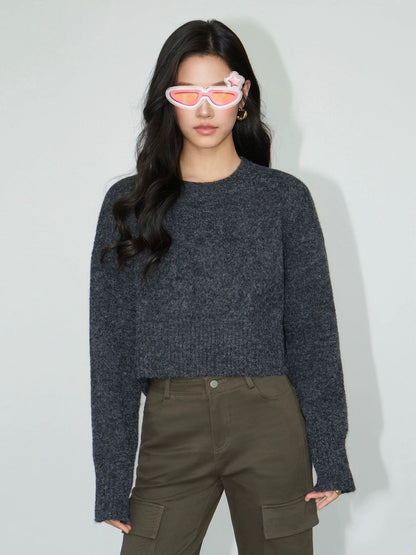 Knitted sweater top