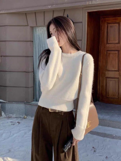 Knitted sweater top