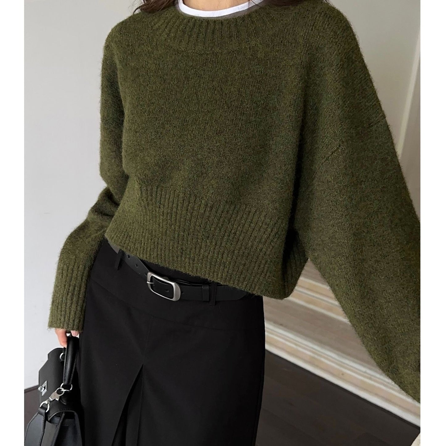 Knitted sweater top