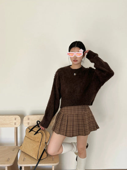 Knitted sweater top