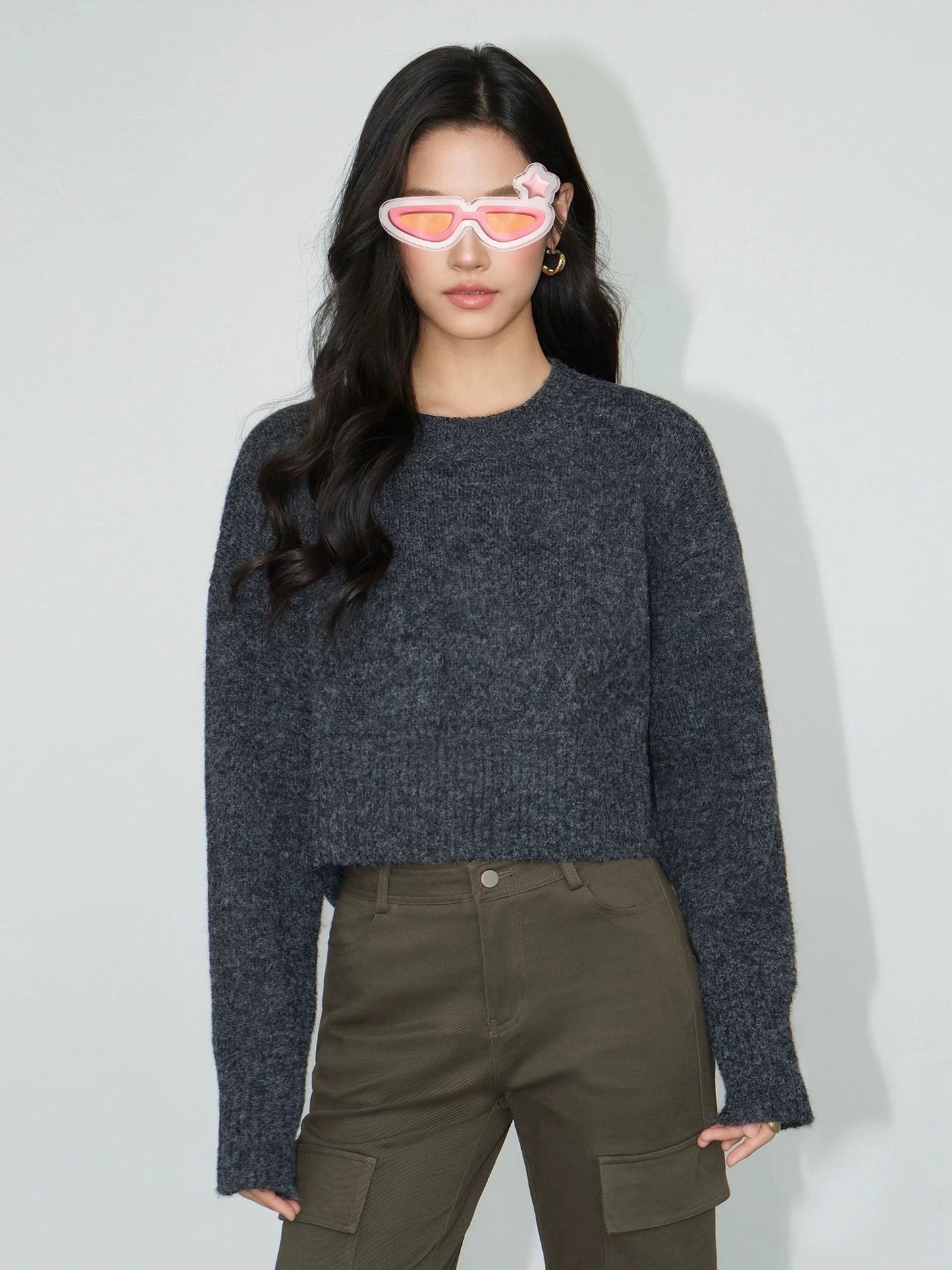 Knitted sweater top