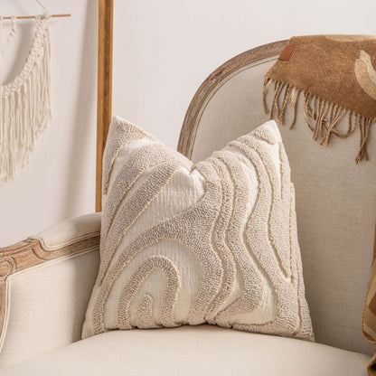 Knitted Tassel Pillow Case