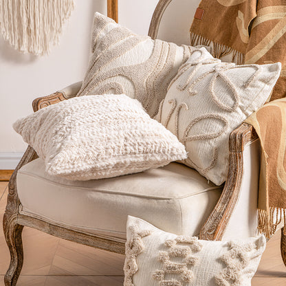 Knitted Tassel Pillow Case
