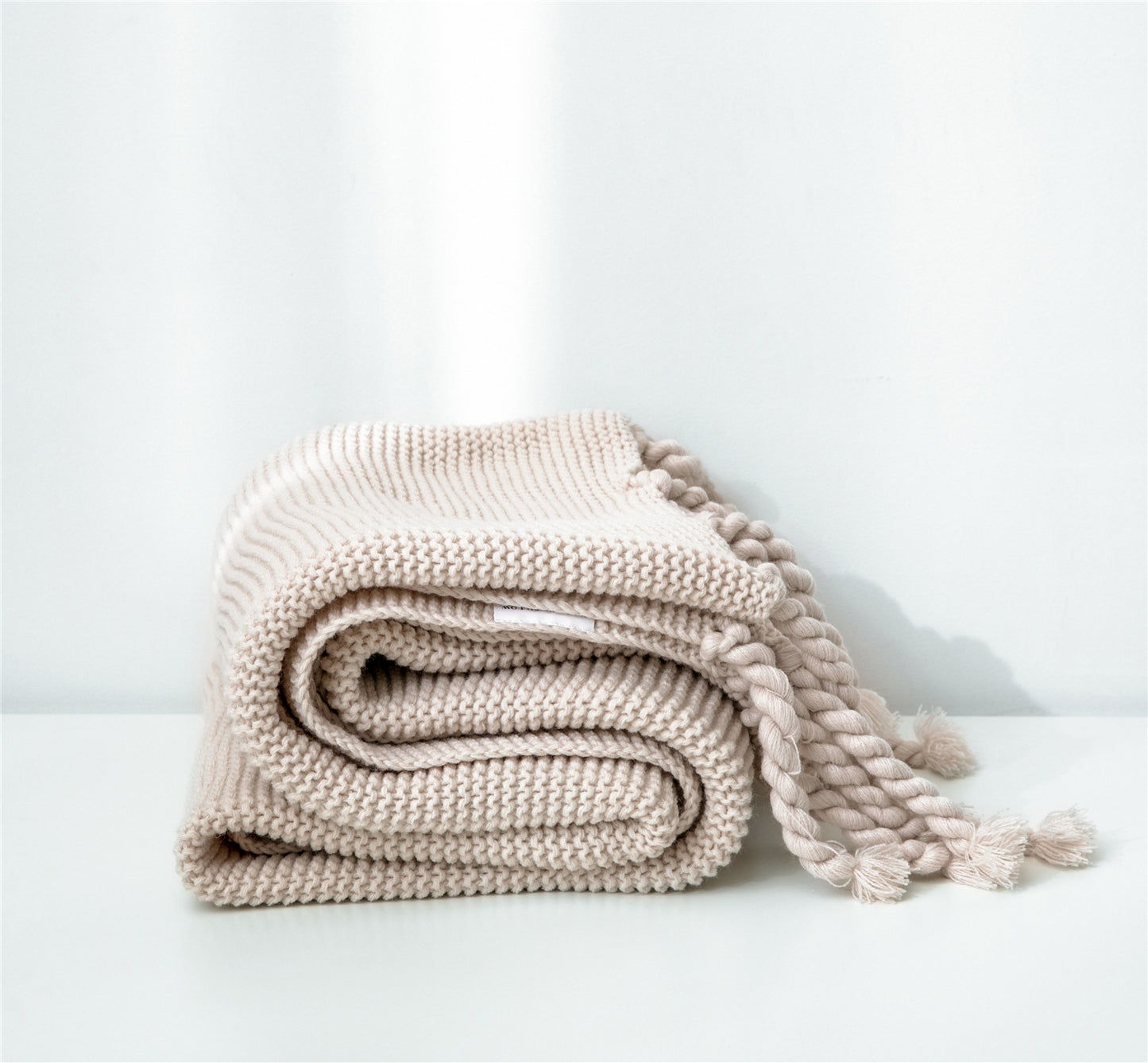 Knitted Tassel Sofa Blanket