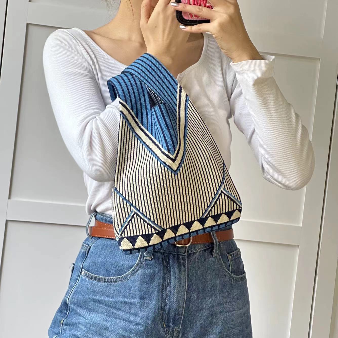 Knitted Tote Bag