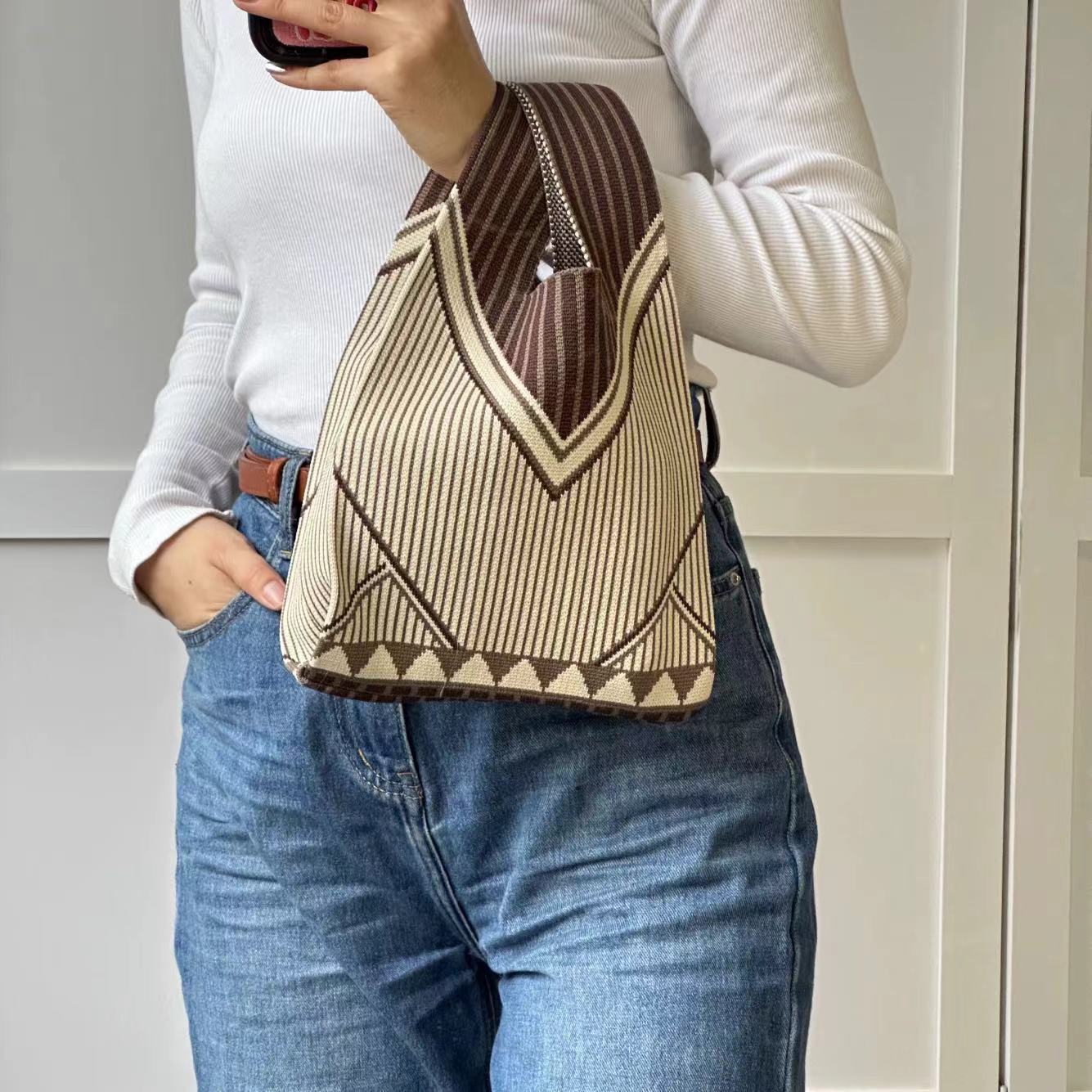Knitted Tote Bag