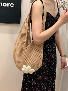 C Big Flower Beige