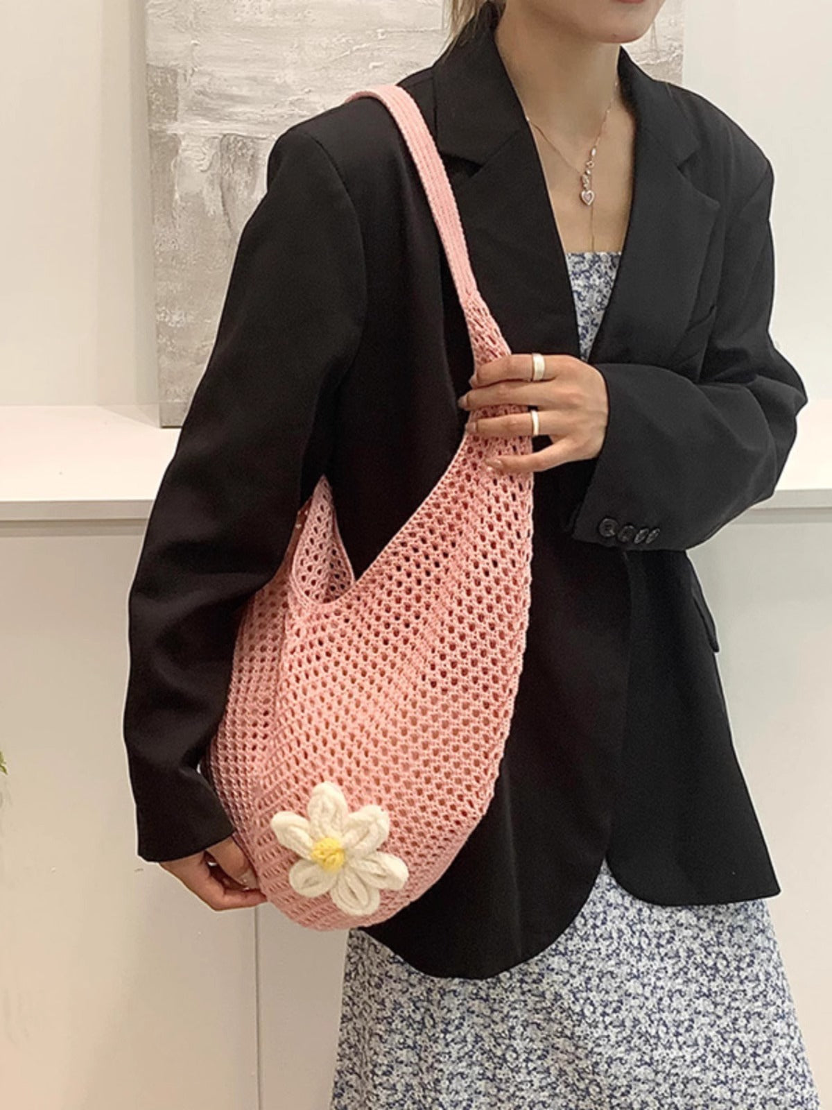Knitted Tote Bag