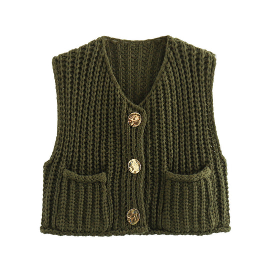 Knitted vest