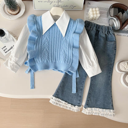 Knitted waistcoat