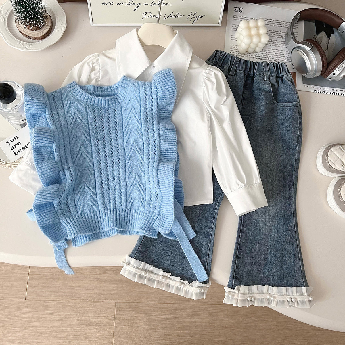 Knitted waistcoat
