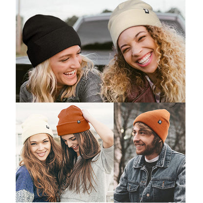 Knitted Warm Beanie with Ear Flaps