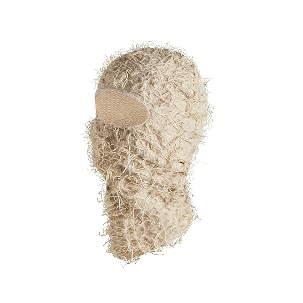Knitted warm face mask