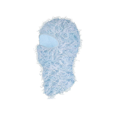 Knitted warm face mask