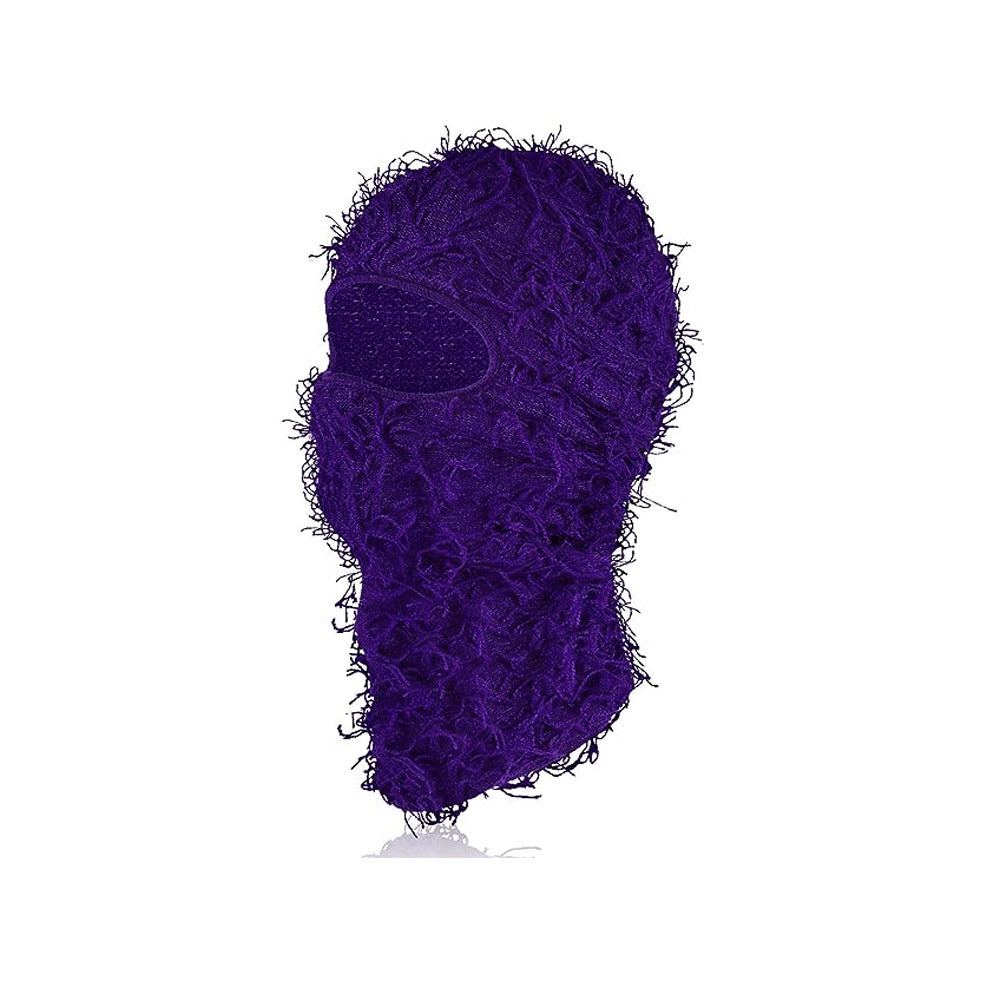 Knitted warm face mask