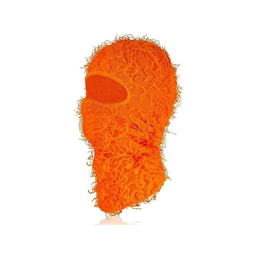Knitted warm face mask
