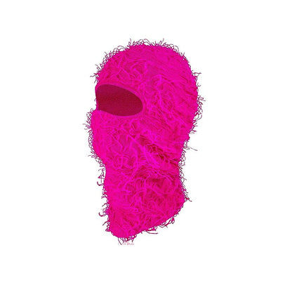 Knitted warm face mask