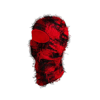 Knitted warm face mask
